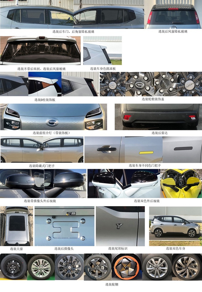 广汽埃安AION Y Pio实车曝光外观小改/尺寸微调-图3