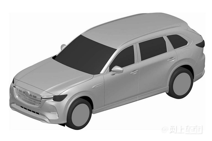 马自达全新CX-80专利图曝光今年在华国产开售-图1