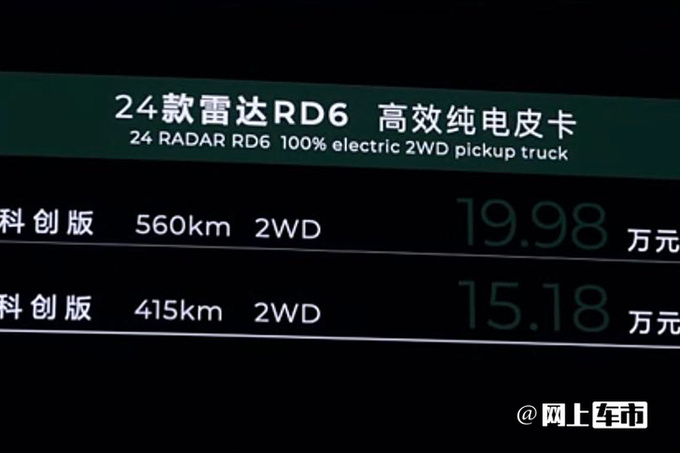加3万买四驱版吉利雷达地平线/新RD6售15.18万起-图16