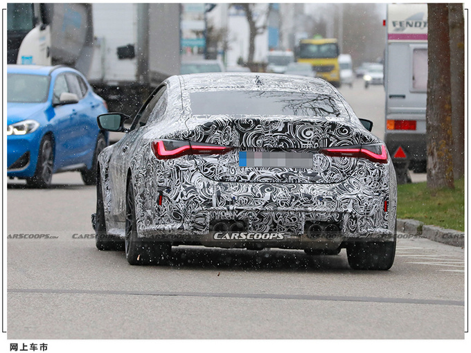 宝马M4新车型路试谍照4.4T V8引擎/性能大幅提升-图4