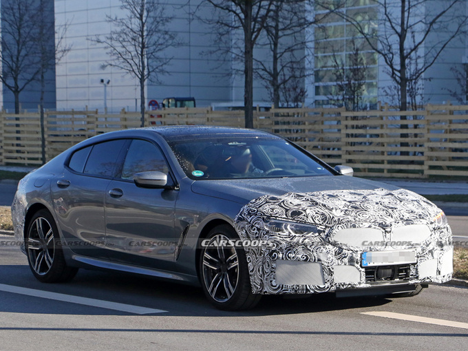 宝马新款8系谍照曝光外观升级/年内将亮相-图1