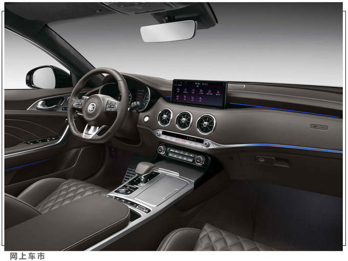 起亚新大号K5预告图内饰大改/动力超奥迪A6L-图5