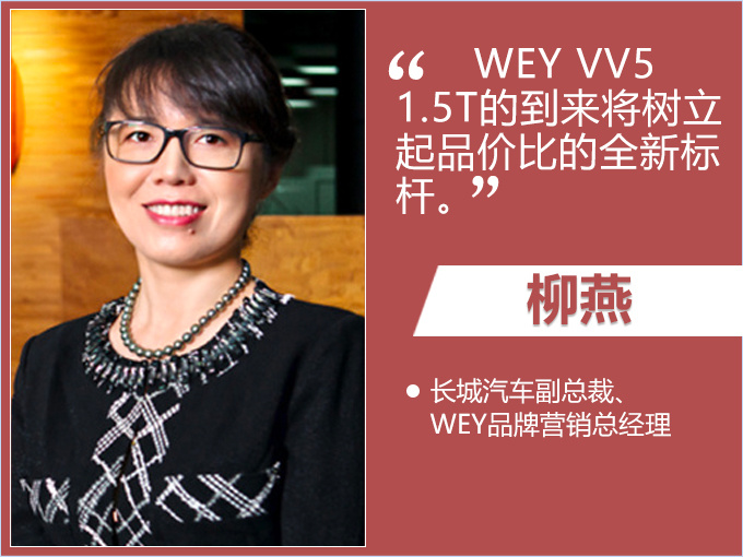 WEY VV5新增1.5T车型 起售价降4千12.58万起-图1
