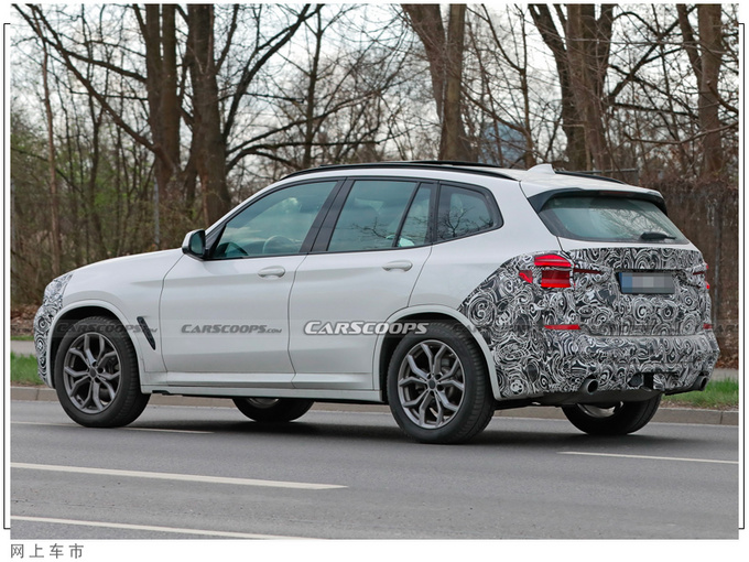 宝马中期改款X3曝光年内亮相/前脸造型更运动-图4