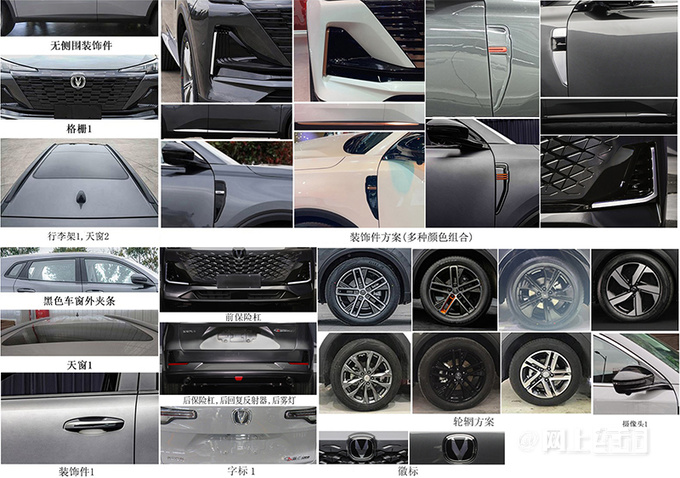 长安新CS55 PLUS实车曝光尺寸加长-超吉利博越-图3