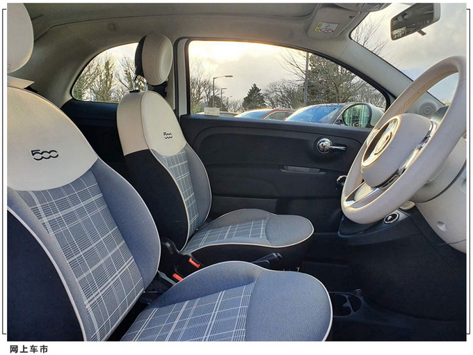 菲亚特500敞篷版实拍复古外观设计/折叠软顶敞篷-图7