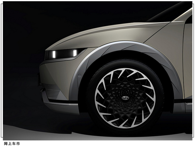 现代全新电动车官图全新灯组设计/下月公开亮相-图2