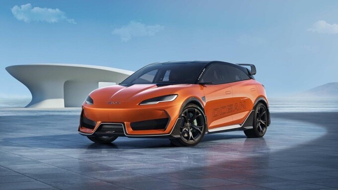 北京车展比亚迪海豹06DM-iOCEAN-M海狮07EV亮相展台-图4