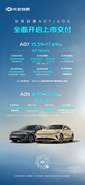 刷新行业速度长安启源A07/A05全面开启上市交付-图1