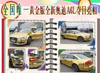 全国唯一 黄金版全新奥迪A6L夺目亮相