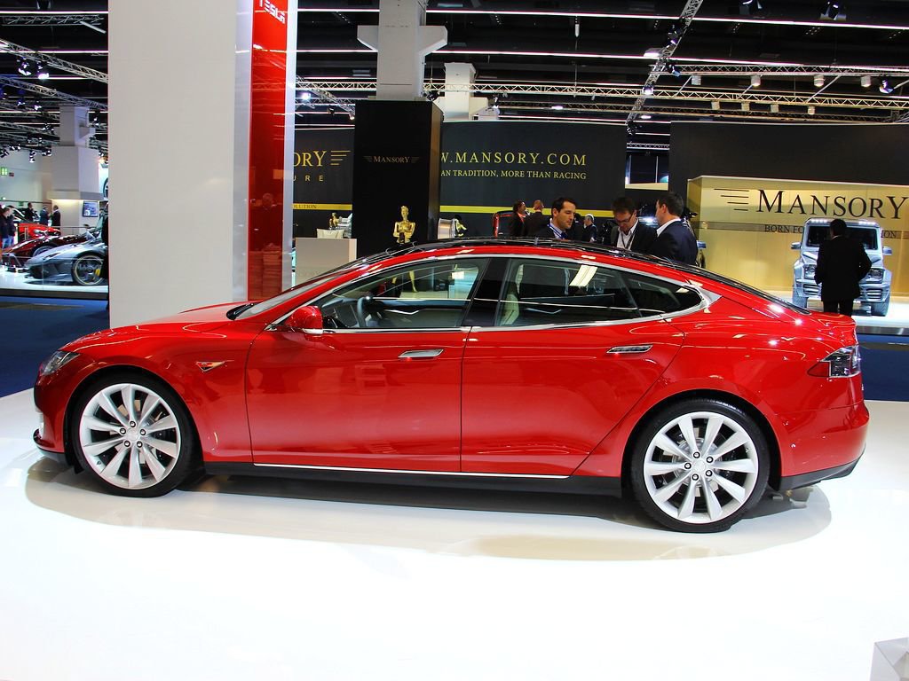 汽车图片 特斯拉-tesla model s 2014款 model s p85 外观整体 (21