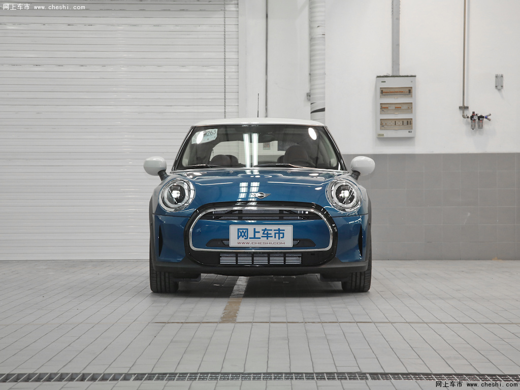 礁蓝色mini 2022款 1.5t cooper艺术家外观整体图片(2