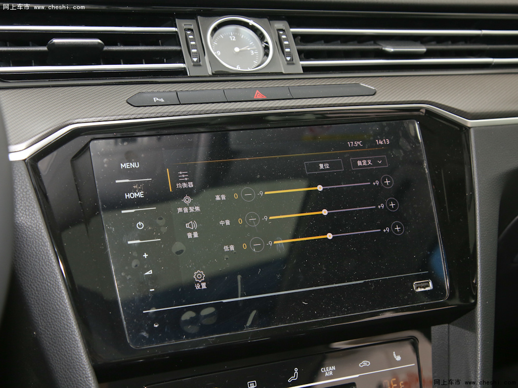 黑色迈腾 2021款 280tsi dsg 领先型内饰中控图片(26