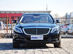 奔驰(进口)  S400L 车头正面视角