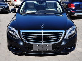 奔驰(进口)  S400L 3.0T 自动 车头正面视角