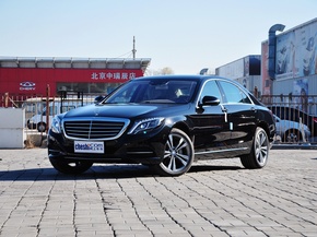 奔驰(进口)  S400L 3.5L AT 车辆左前45度视角