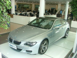 德国宝马 M6 左前45度俯视 