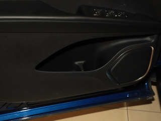 左前车门储存区域特写