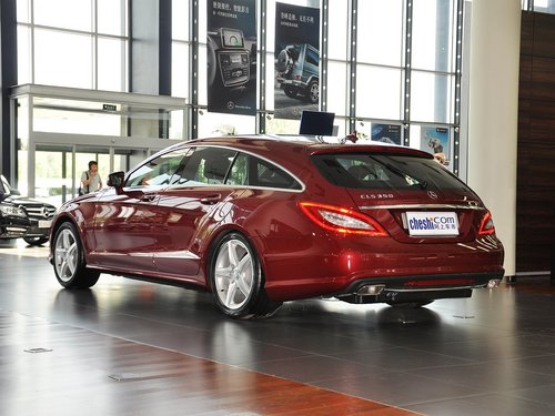 奔驰(进口)  CLS350 3.5L 车辆左后45度视角