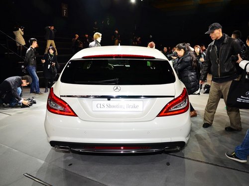 奔驰(进口) CLS350 3.5L 车辆正后方尾部视角