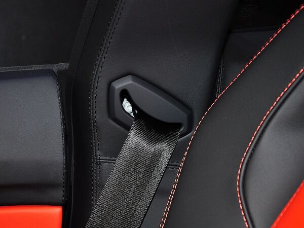 兰博基尼   驾驶席安全带特写