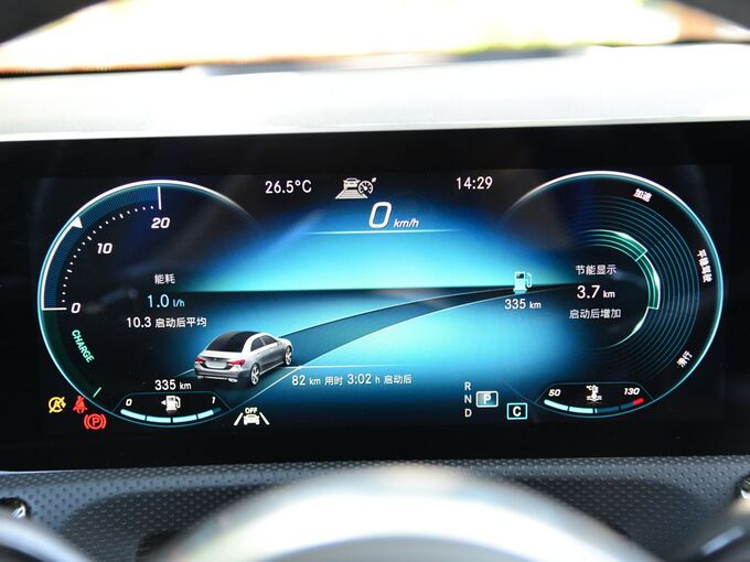 北京奔驰 A 200 L 仪表盘