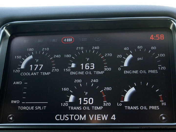 日产GT-R 2015款 3.8T动感酷黑内饰版中控方向