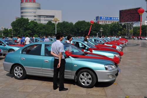 瑞璞北京现代伊兰特出租车交车仪式落幕