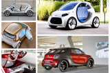 smart四款概念车首次亮相 来自未来的“小精灵”