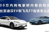 30万内纯电家轿内卷白热化，比亚迪汉EV和飞凡F7应该怎么选？