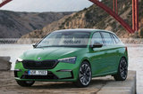 斯柯達轎車SCALA改款細節(jié)曝光！全新前臉酷似明銳