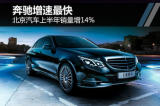 北京汽车上半年销量增14% 奔驰增速最快