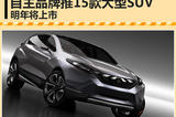 自主品牌集中推15款中大SUV 明年將上市