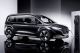 未来感十足的纯电MPV 奔驰EQT概念车正式发布