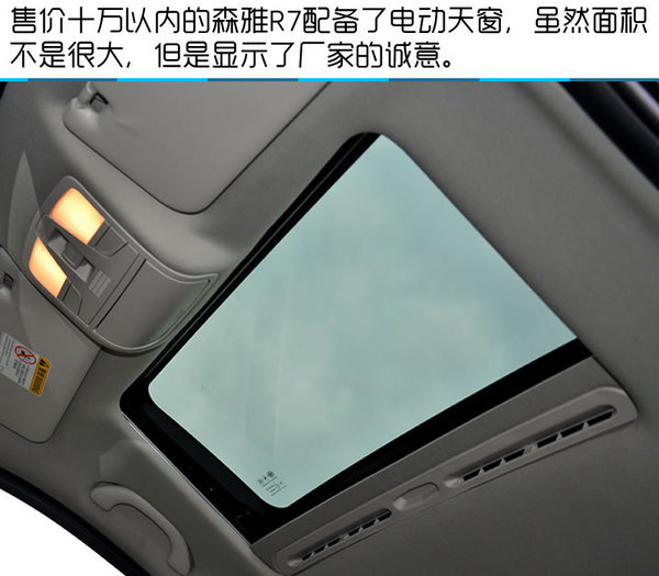 造型时尚跨级配置丰富 一汽森雅R7试驾-图16