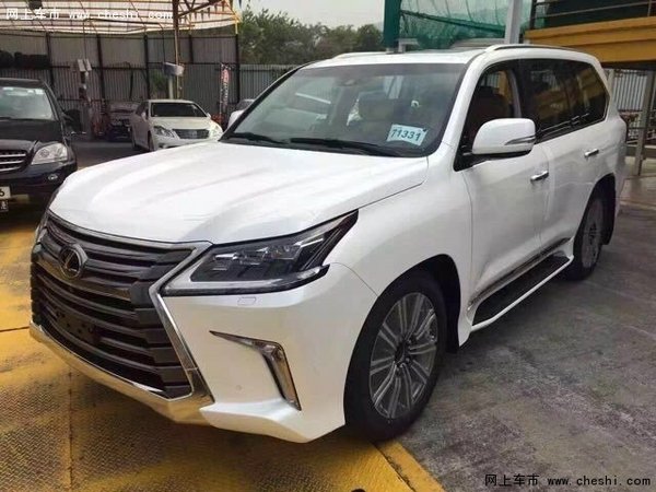 2016款雷克薩斯lx570外觀方面:具有多地形輔助系統的全