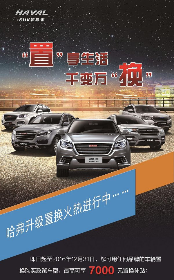 哈弗购车最高享6000元置换补贴-图1