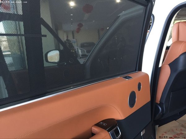 16款路虎揽胜创世5.0加长 紧俏黄鹤内饰-图8