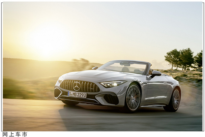 传奇重获新生奔驰全新sl敞篷跑车发布40tv8双增压动力强劲