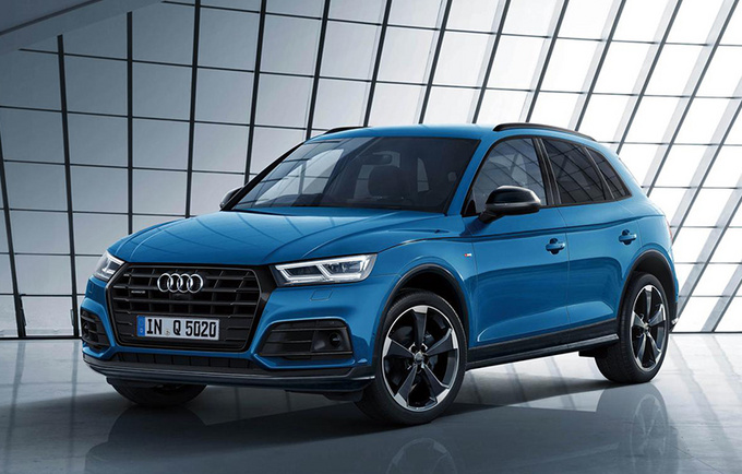 奥迪q5推限量版本搭20t引擎配专属蓝色车漆