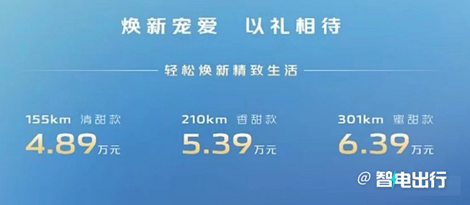 长安Lumin官方涨价-最高6000元下月1日生效-图3