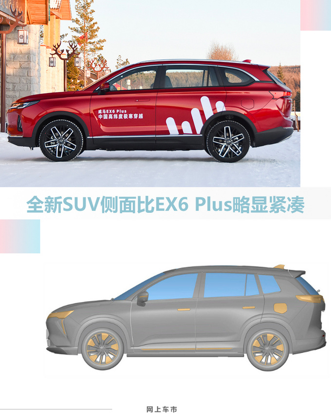 威马全新SUV首次曝光 或命名EX6 年内发布-图6