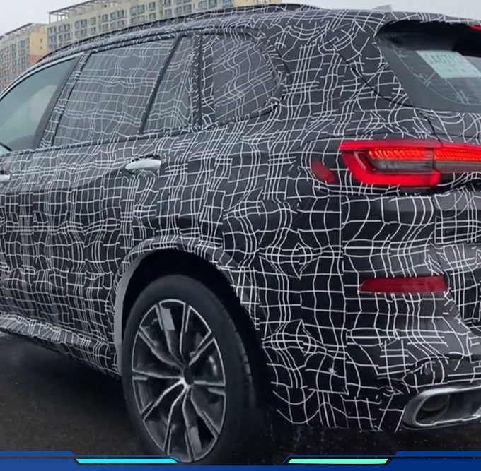 国产宝马x5谍照疑曝光车身有望加长 或55万起-图3