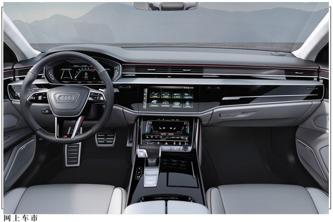 奥迪新款S8官图发布搭4.0T V8配黑化外观套件-图5