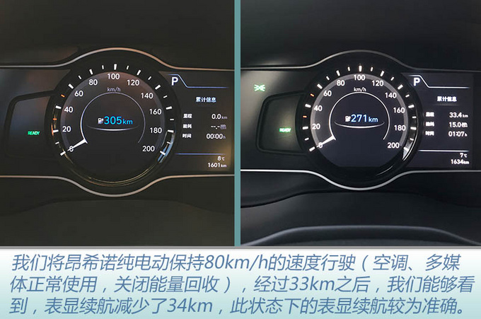 跑高速居然没影响500km续航试驾昂希诺纯电动-图10