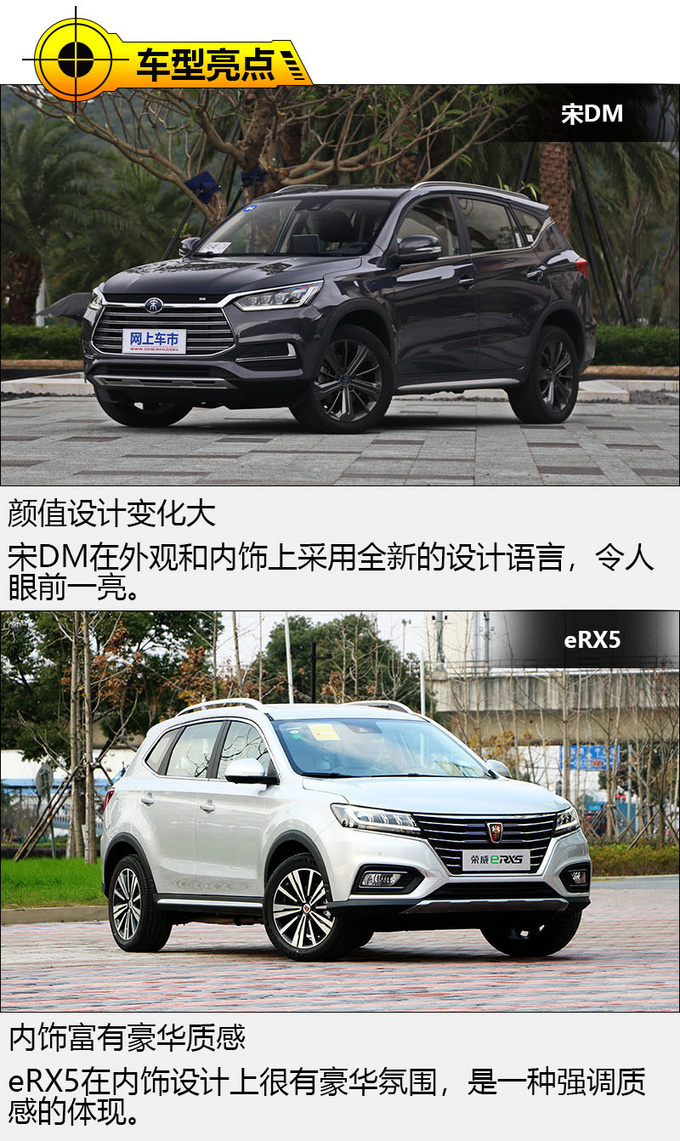 补贴后20万级别插电混动SUV 宋DM对比eRX5-图6