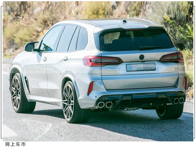 宝马X5新车型路试曝光搭4.4T V8引擎/配运动套件-图4