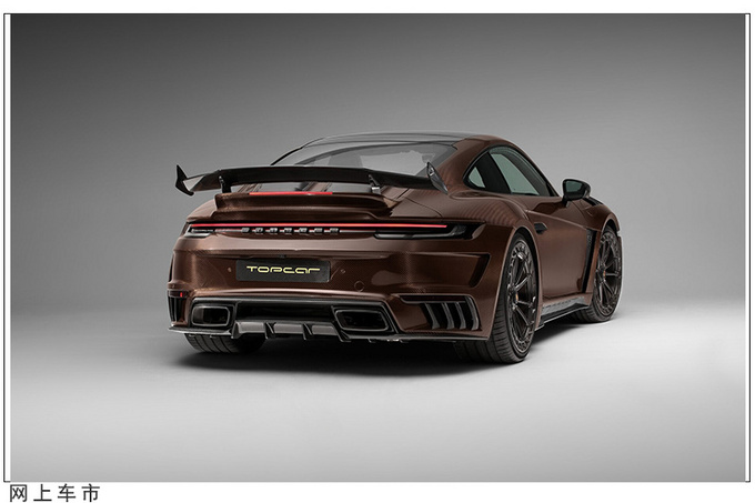 全碳纤维覆盖巧克力配色保时捷911turbos改装版27秒破百