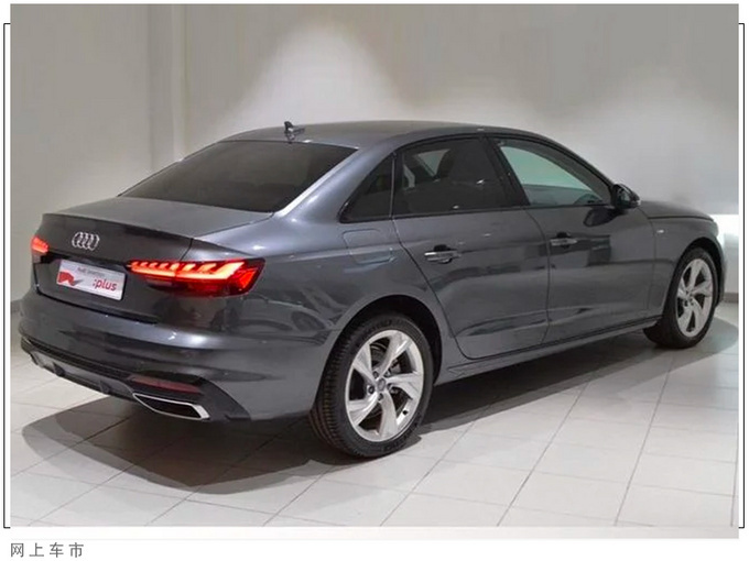 奥迪新款a4到店实拍配sline运动套件搭20t