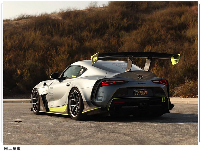 丰田全新supra改装版曝光配宽体套件/造型更犀利-图4